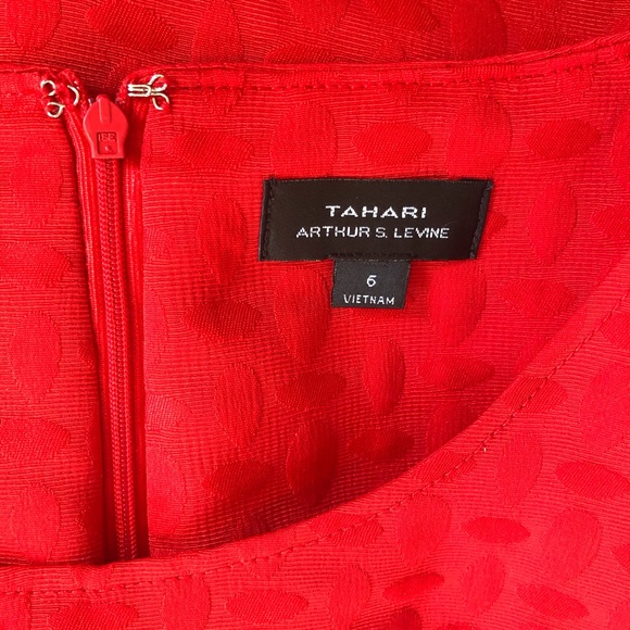 Tahari Arthur S. Levine red dress - Picture 2 of 10
